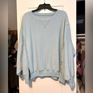 AE oversized “big hug” reverse fleece crewneck Size Small